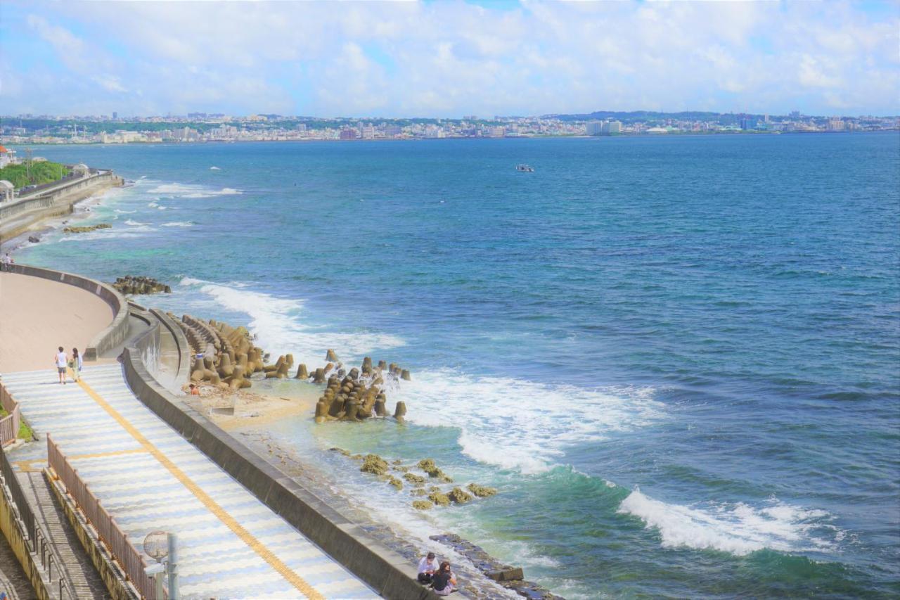 Okinawa Ocean Front Otel Chatan Dış mekan fotoğraf